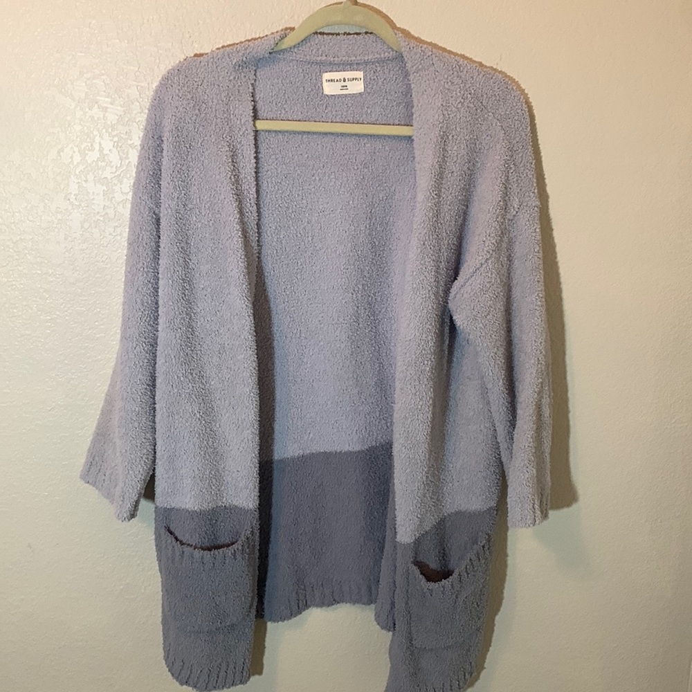 Gray Cardigan with pockets
